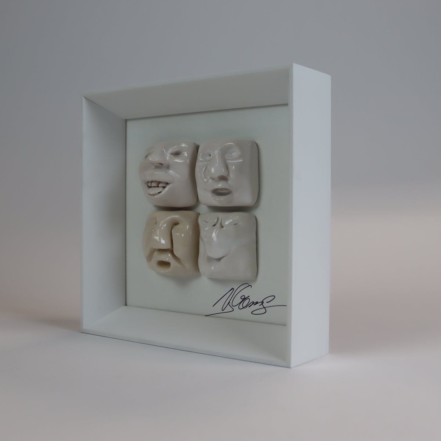 Quadros de Cerâmica Artesanal "4 Faces"