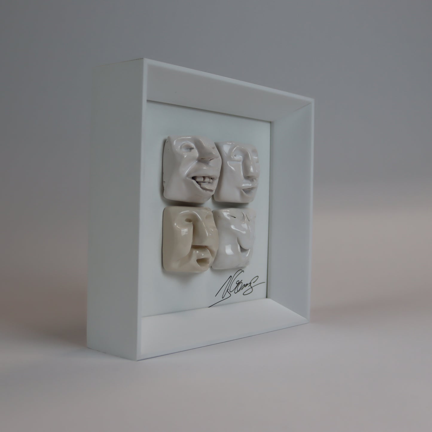 Quadros de Cerâmica Artesanal "4 Faces"