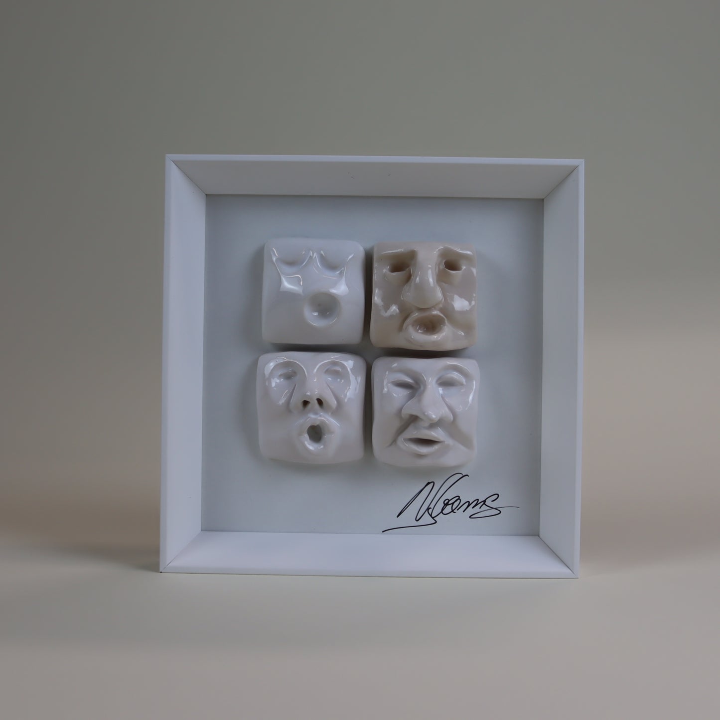 Quadros de Cerâmica Artesanal "4 Faces"