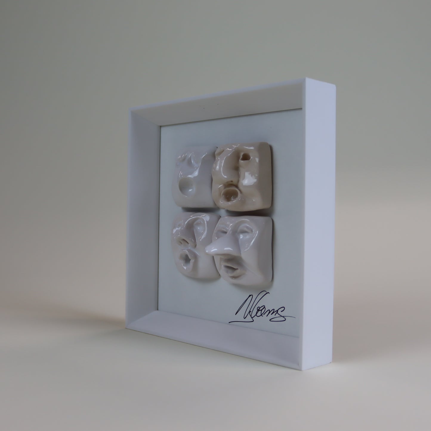 Quadros de Cerâmica Artesanal "4 Faces"