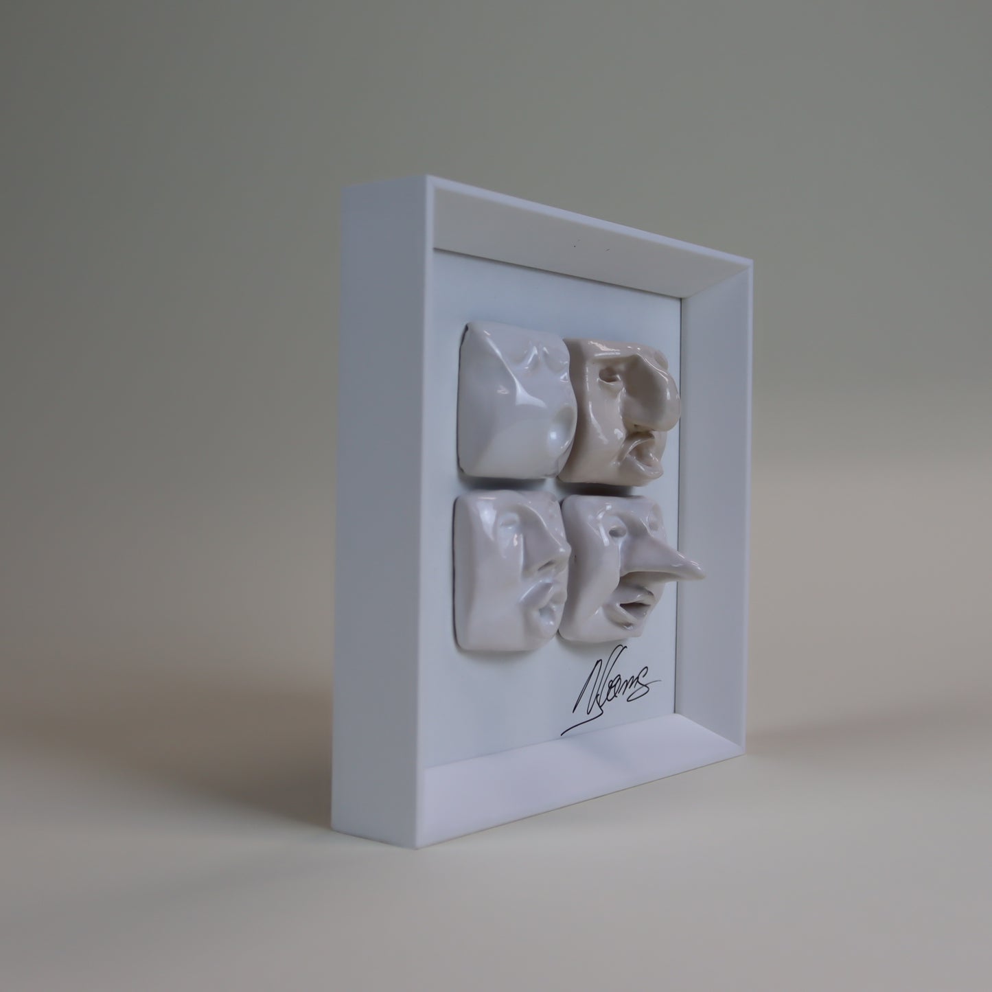 Quadros de Cerâmica Artesanal "4 Faces"