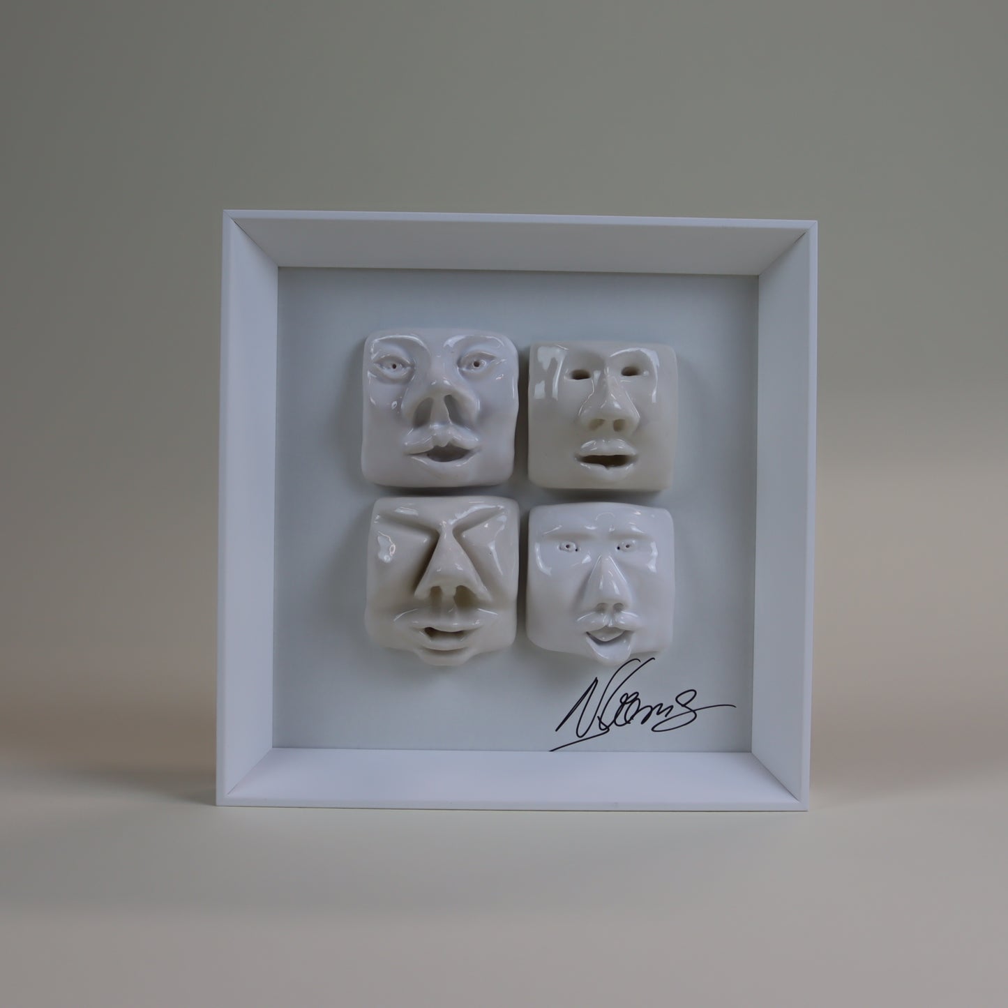 Quadros de Cerâmica Artesanal "4 Faces"