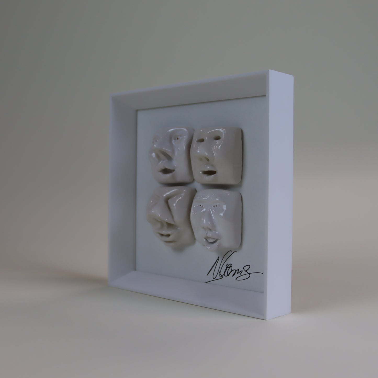 Quadros de Cerâmica Artesanal "4 Faces"