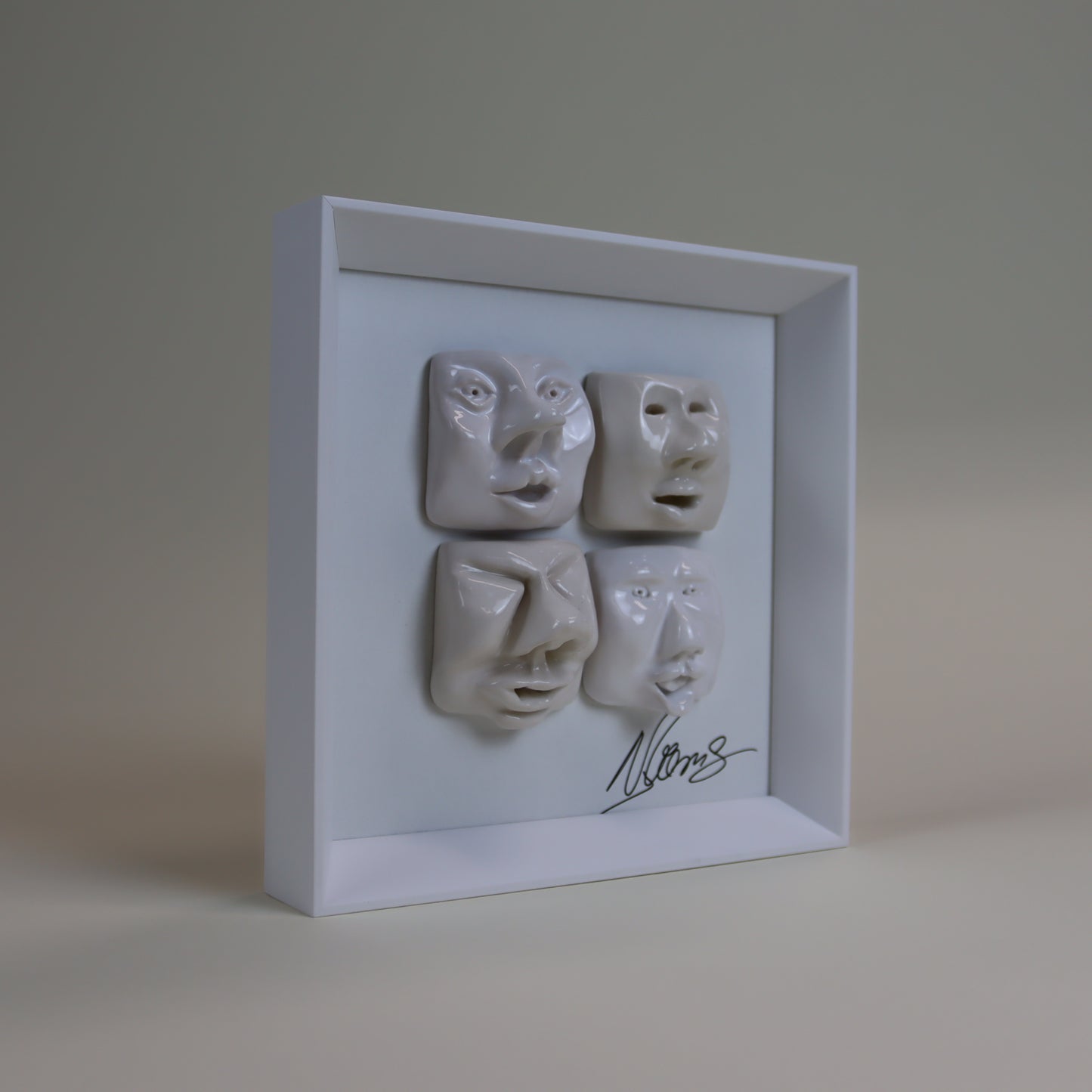 Quadros de Cerâmica Artesanal "4 Faces"