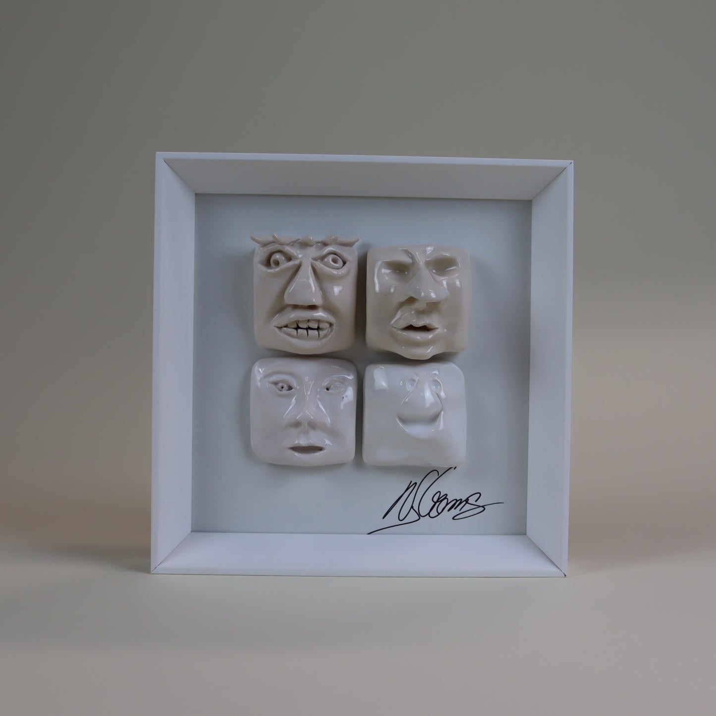Quadros de Cerâmica Artesanal "4 Faces"