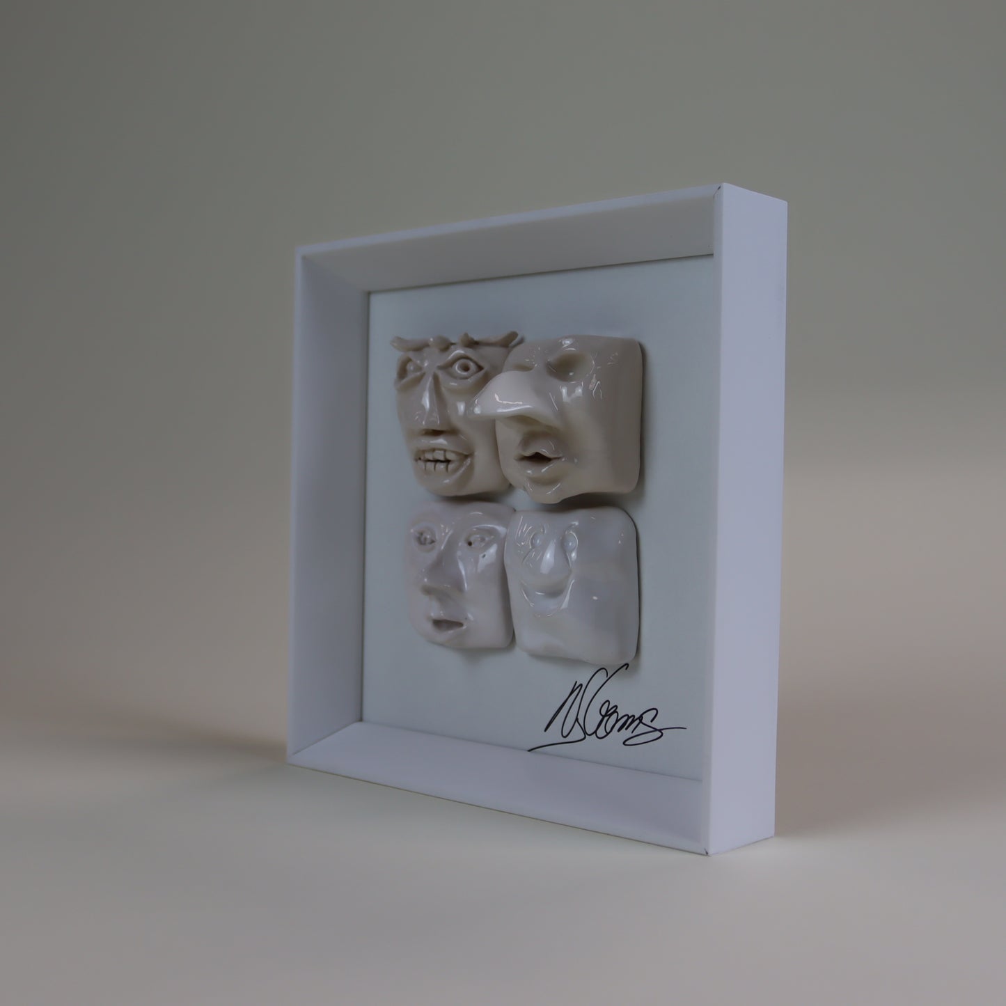 Quadros de Cerâmica Artesanal "4 Faces"