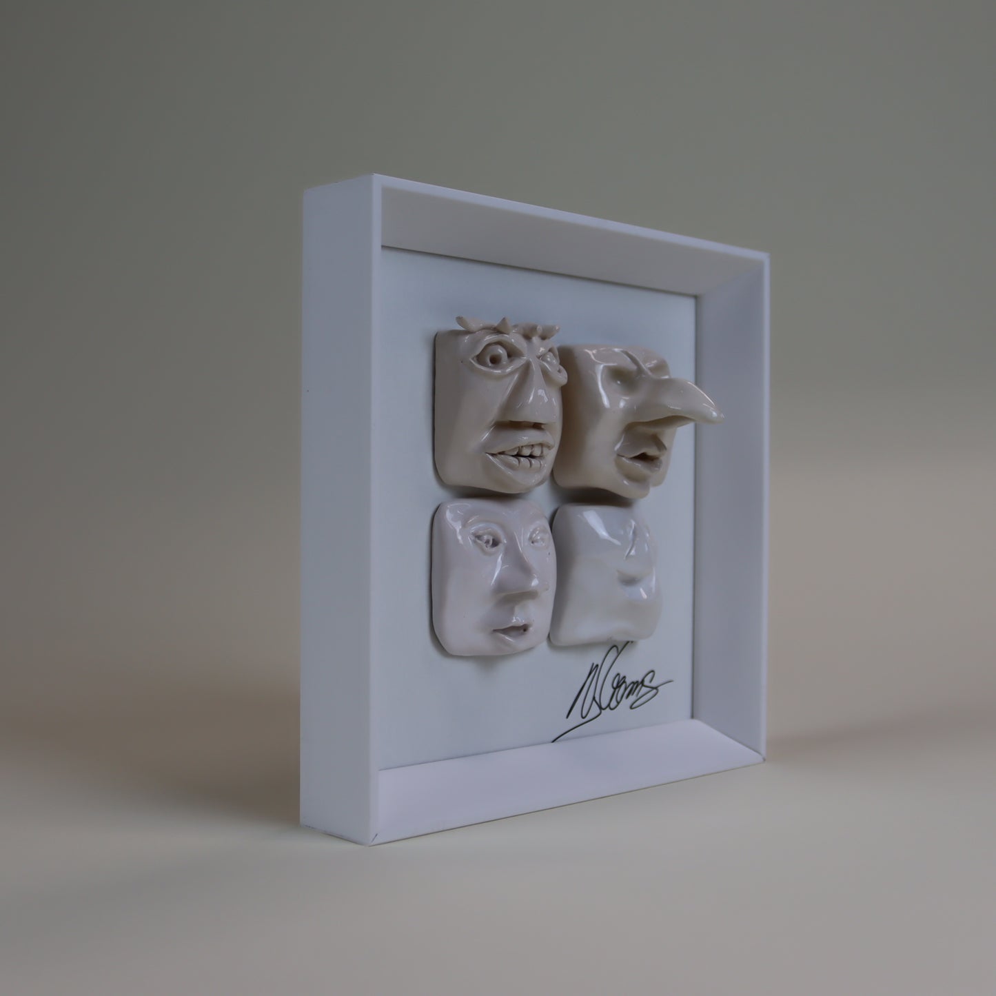 Quadros de Cerâmica Artesanal "4 Faces"