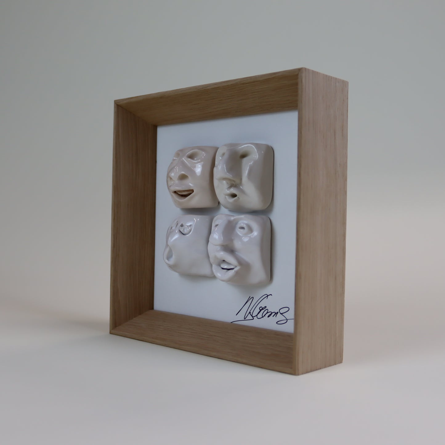 Quadros de Cerâmica Artesanal "4 Faces"