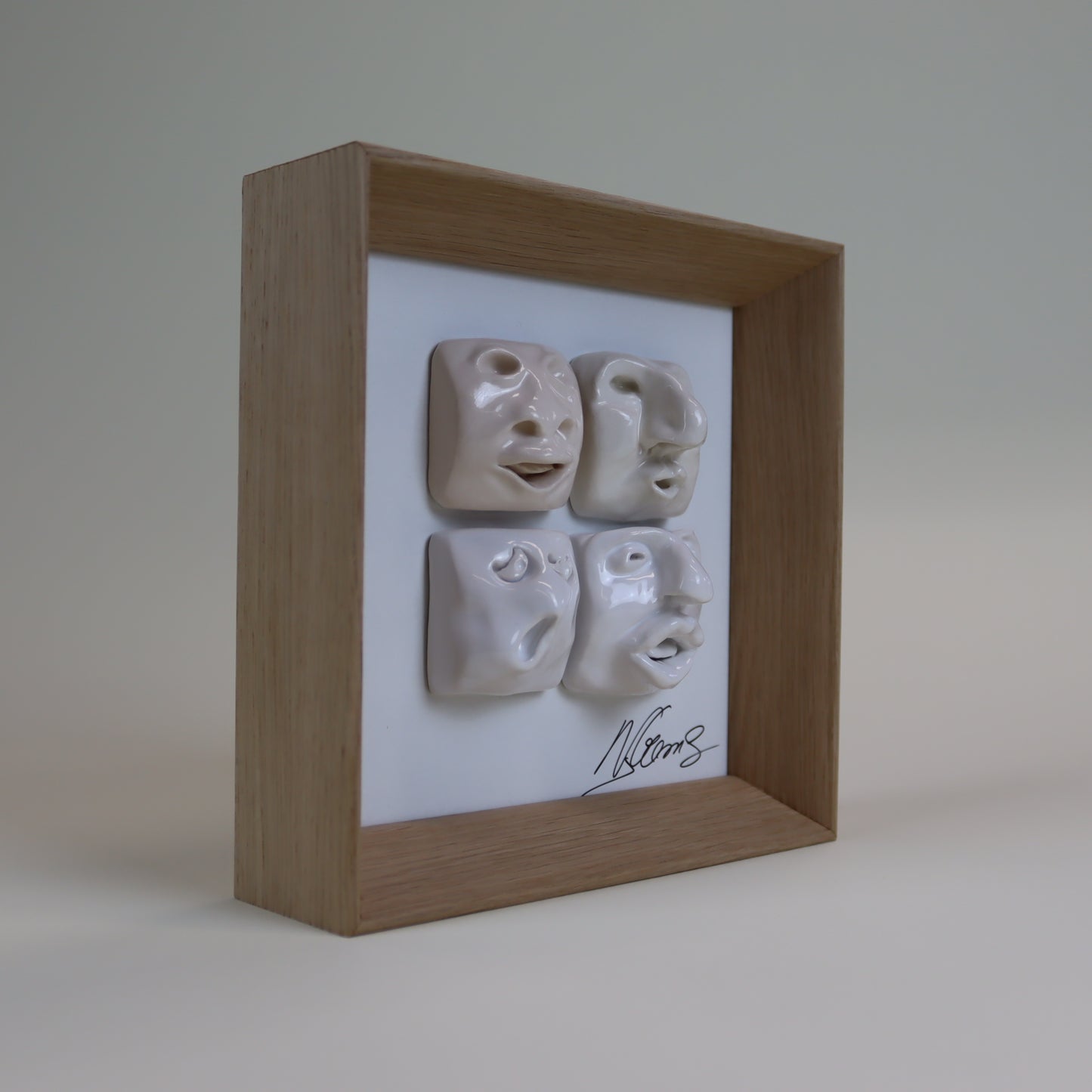 Quadros de Cerâmica Artesanal "4 Faces"