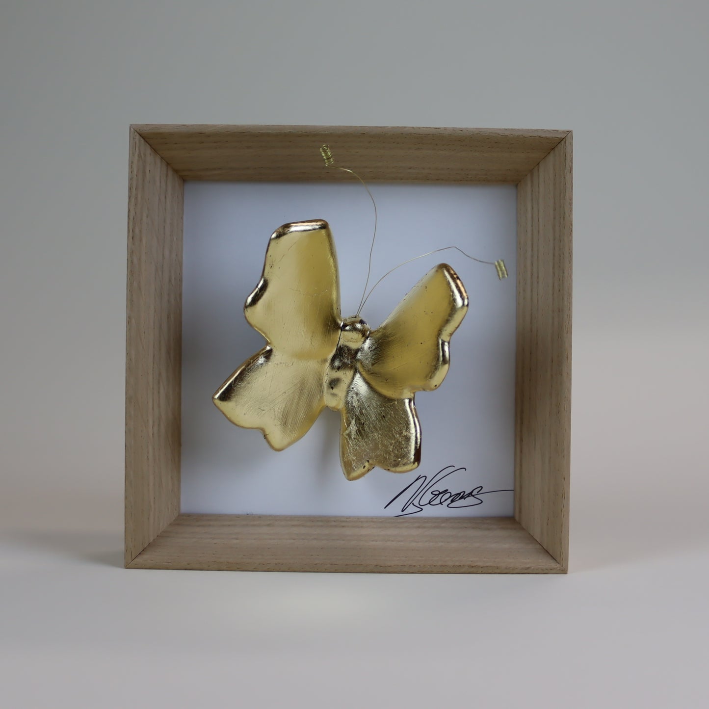 Keramikwandbild | Schmetterling | Handgefertigte Keramikkunst