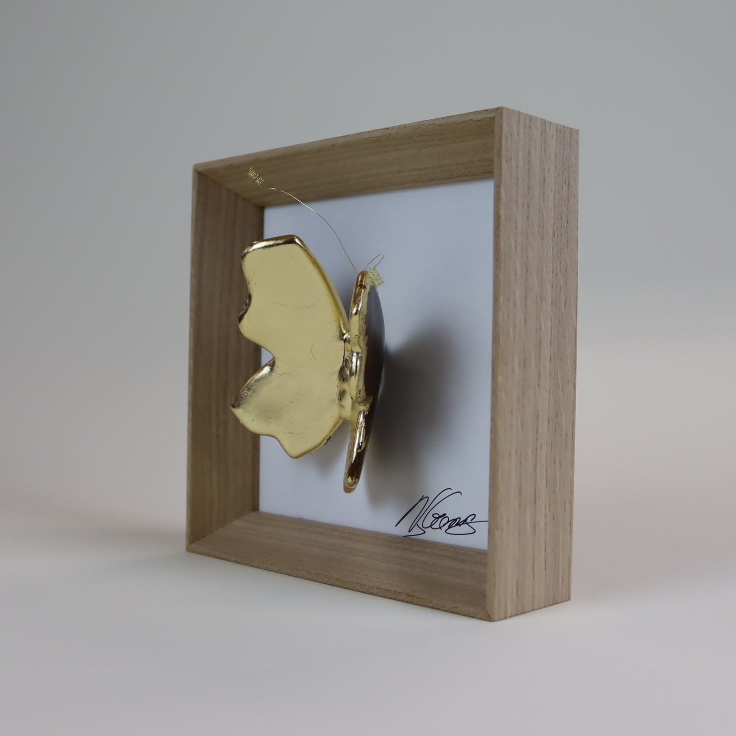 Keramikwandbild | Schmetterling | Handgefertigte Keramikkunst