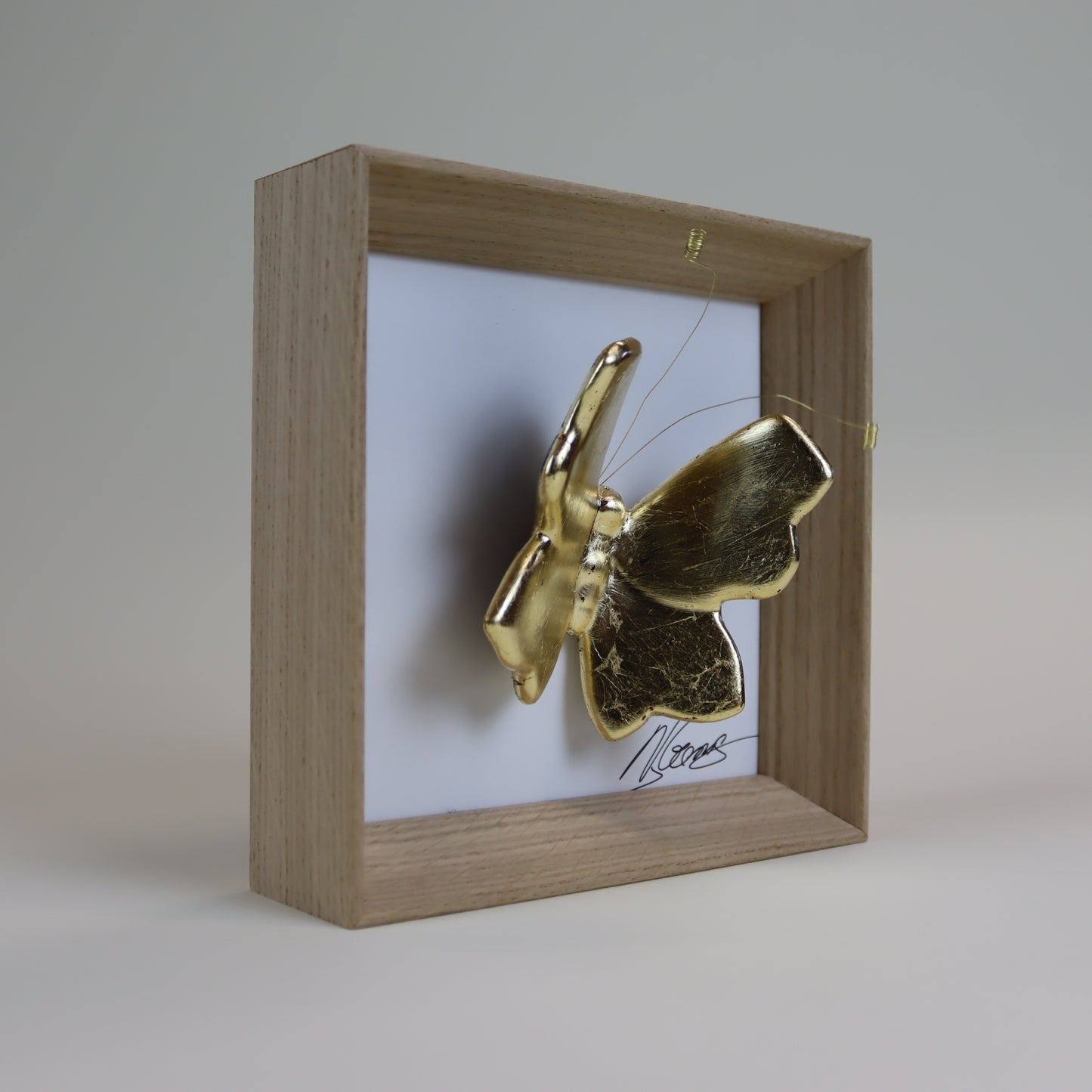 Keramikwandbild | Schmetterling | Handgefertigte Keramikkunst