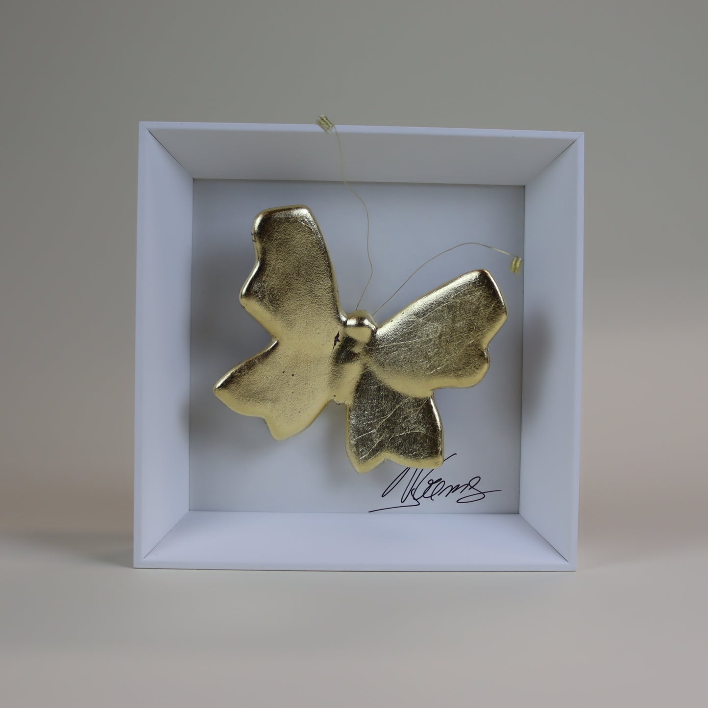 Keramikwandbild | Schmetterling | Handgefertigte Keramikkunst