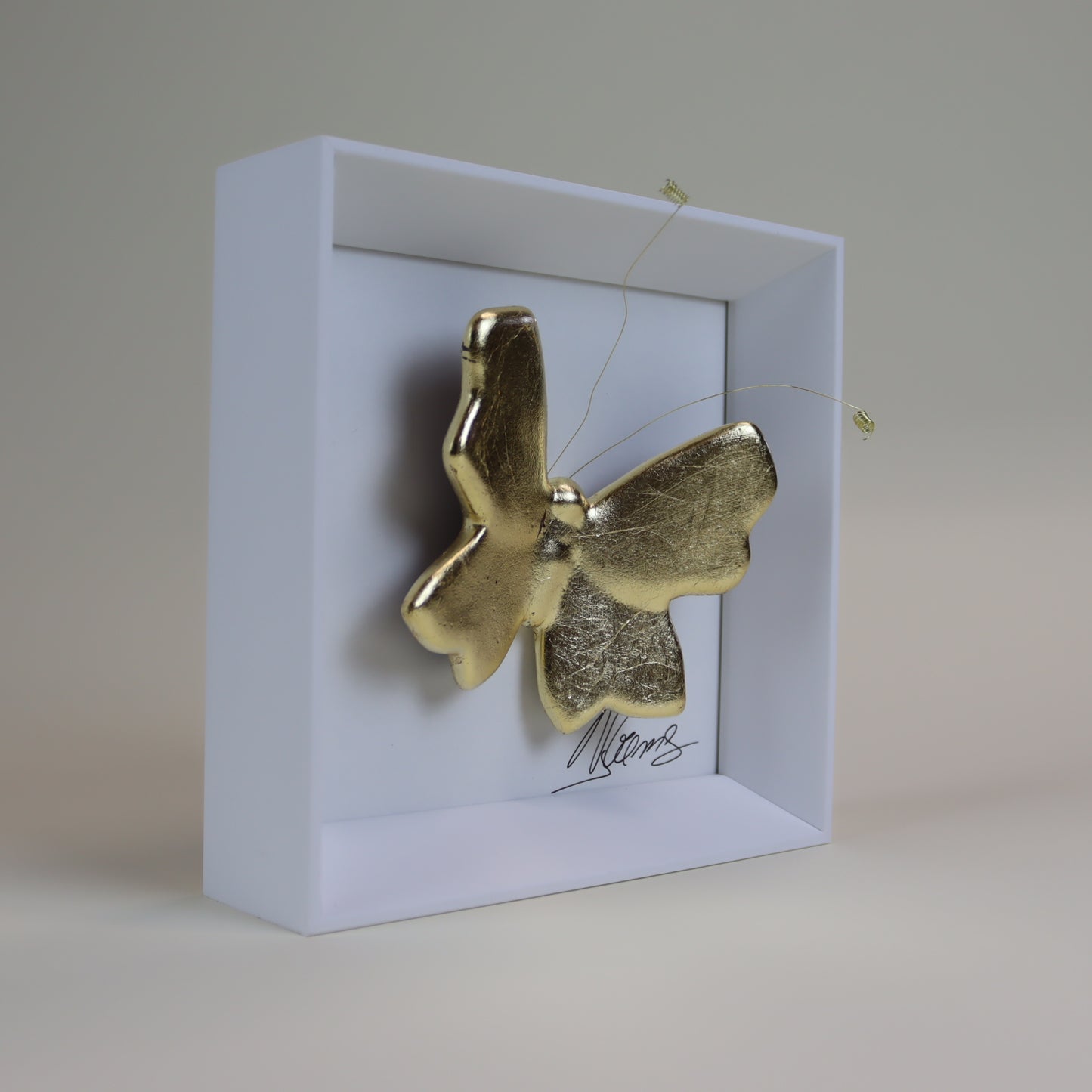 Keramikwandbild | Schmetterling | Handgefertigte Keramikkunst