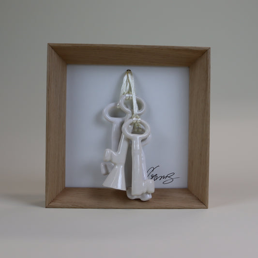 Quadro com Cerâmica Artesanal | Chaves