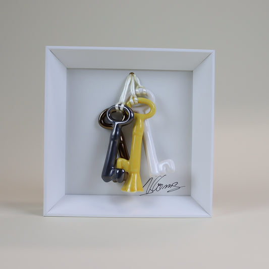 Quadro com Cerâmica Artesanal | Chaves