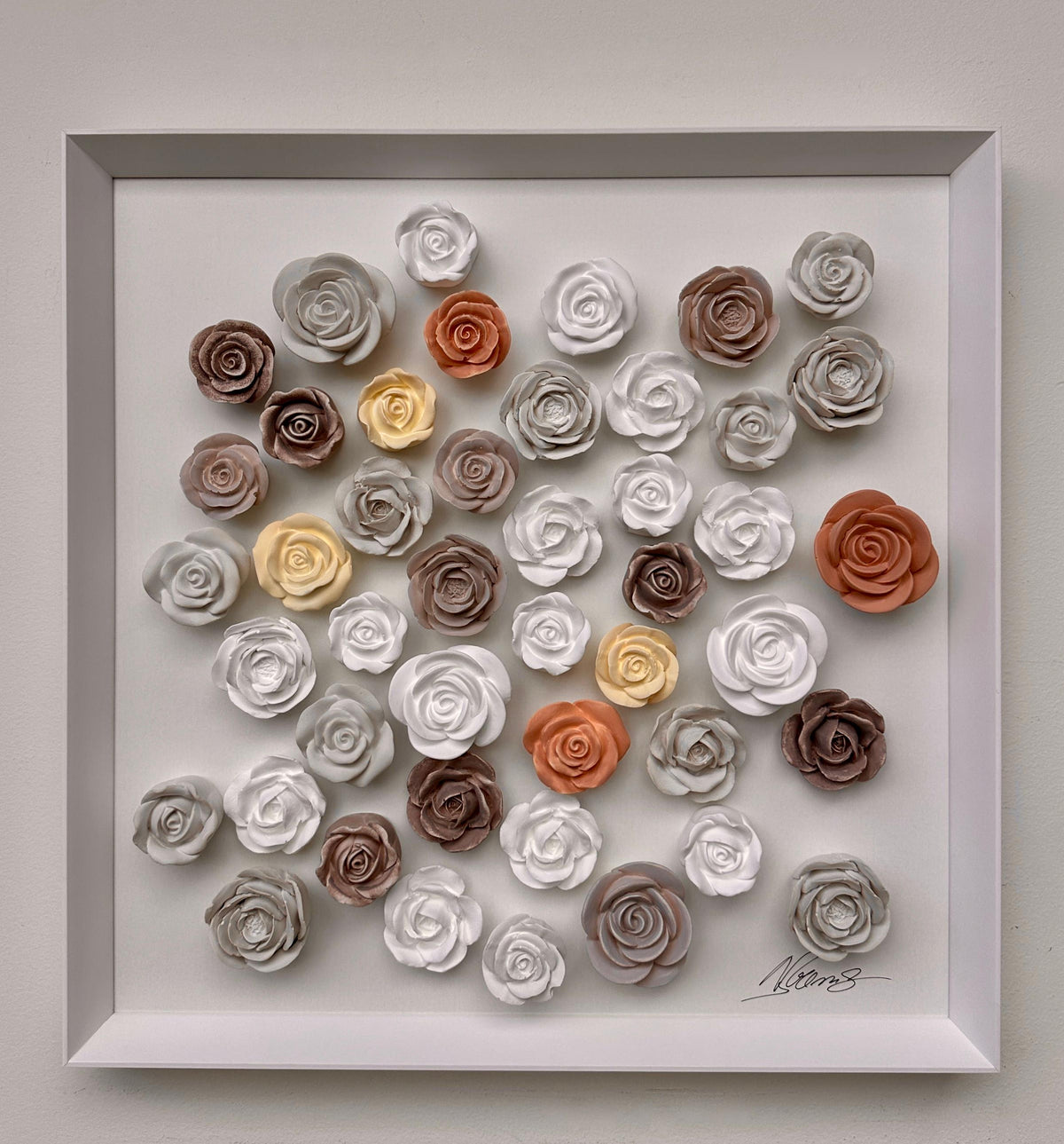 Quadro Rosas 50 x 50 cm - Ref. 49106