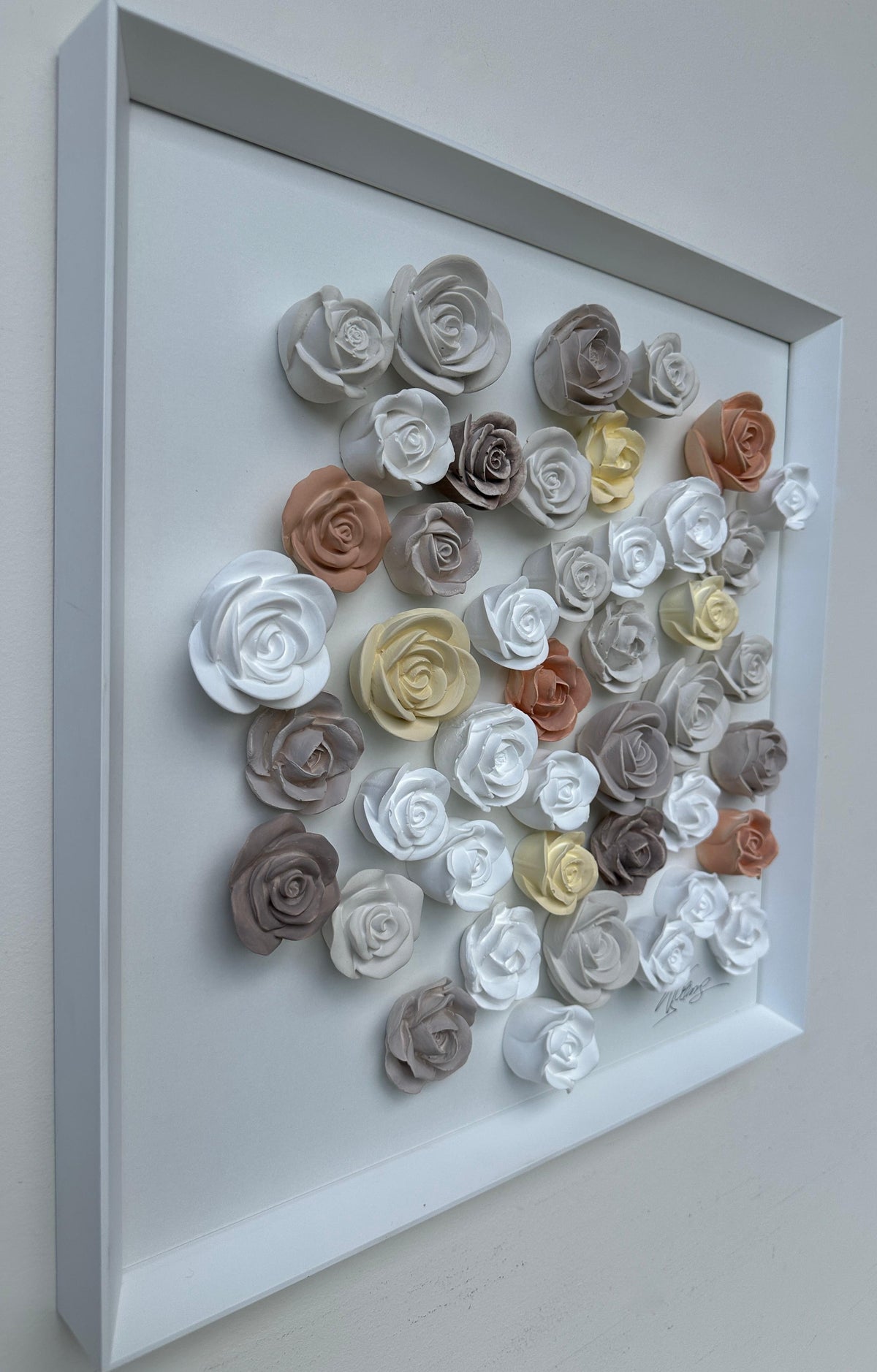 Quadro Rosas 50 x 50 cm - Ref. 49107