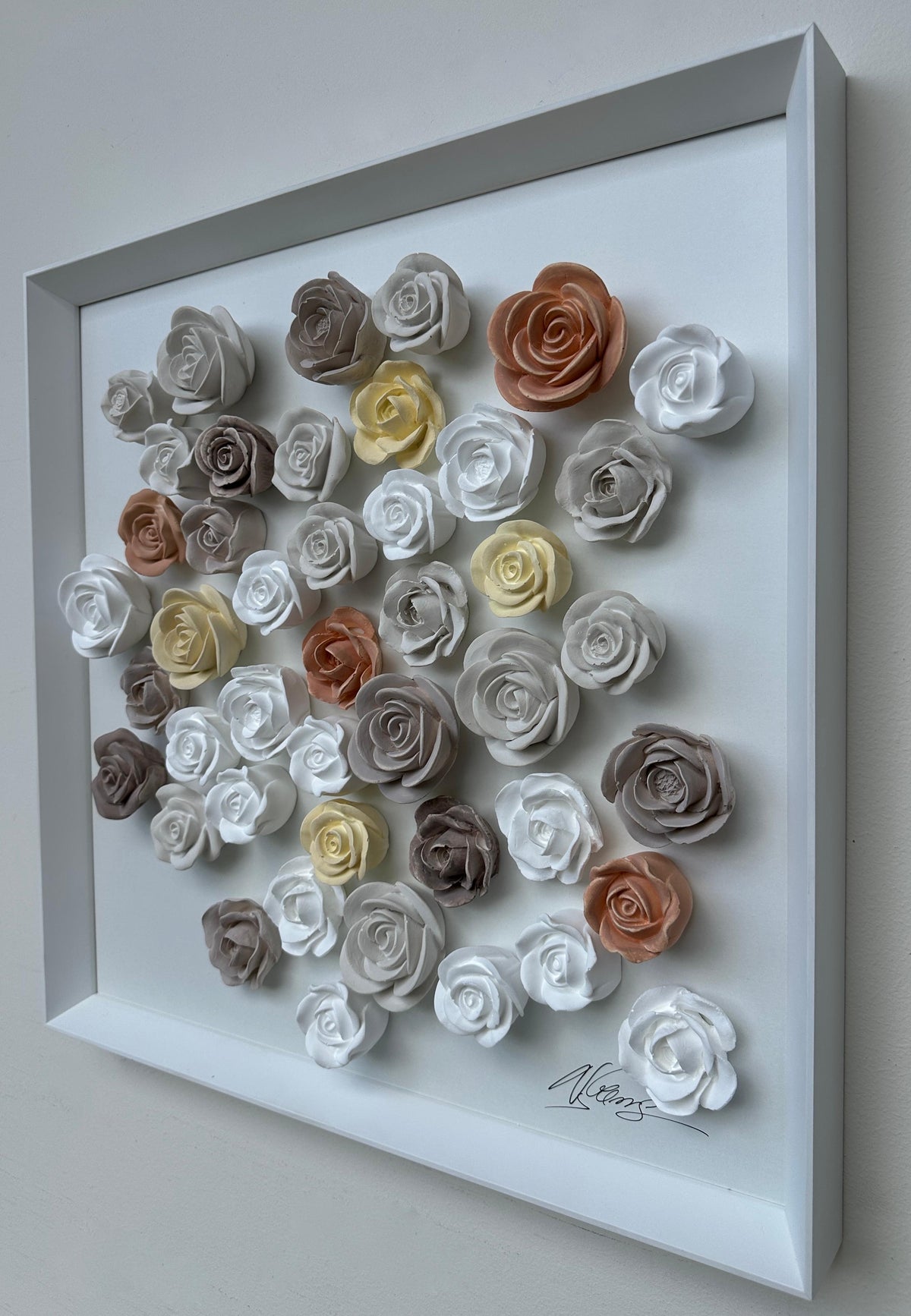 Quadro Rosas 50 x 50 cm - Ref. 49107